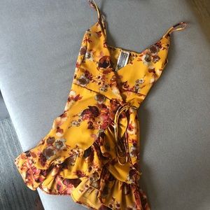 NWT Free People All My Love Wrap Slip Dress